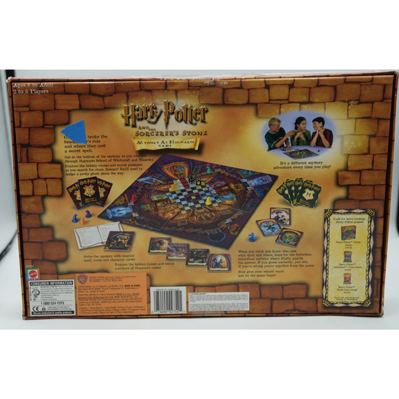 Harry Potter The Sorcerer's Stone MYSTERY AT HOGWARTS Board Game - Picture 2 of 2